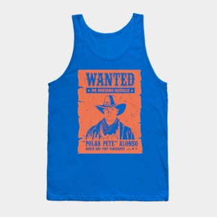 Pete Alonso Wanted Poster Tank Top